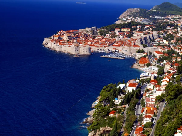 Staré město Dubrovník v Dalmácii — Stock fotografie