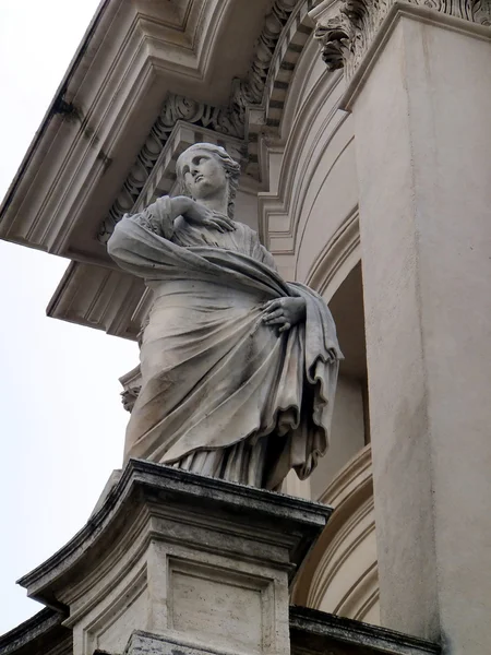 Sant Agnes, Roma, Italia - dettaglio Sant 'Agnese in Agone chiesa in — Foto Stock