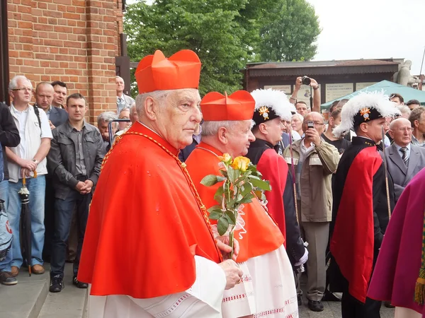 Pilgrimage for men on 25 May 2014, Piekary Silesian — Stock Photo, Image