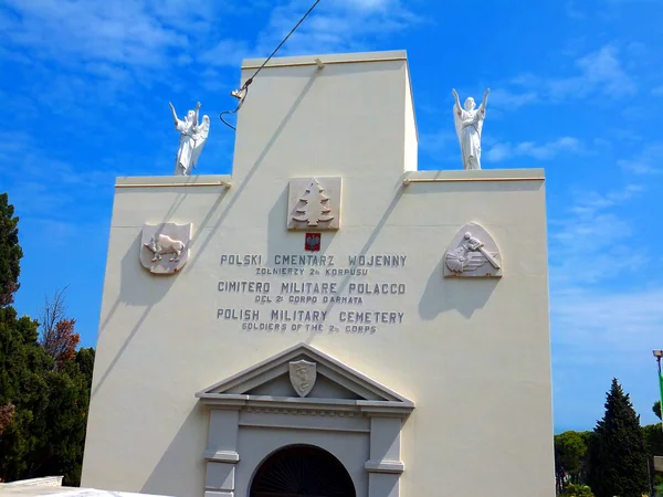 Polish War Cemetery in Loreto, Itraly — Stock Photo, Image