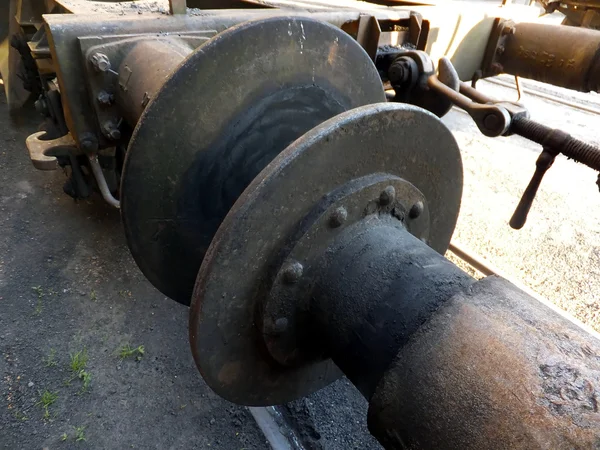 Tampão em uma carruagem ferroviária — Fotografia de Stock