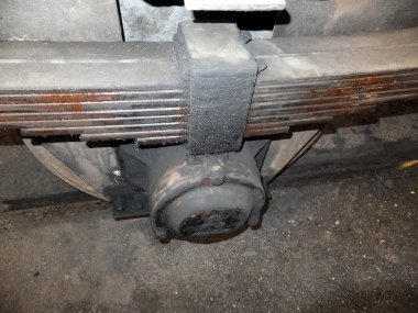 bahar ya da darbe emici, bir demiryolu vagonu