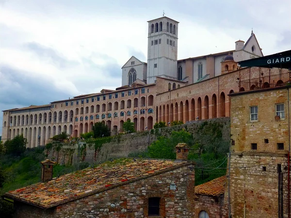 La Basilica di San Francesco d'Assisi — Foto Stock