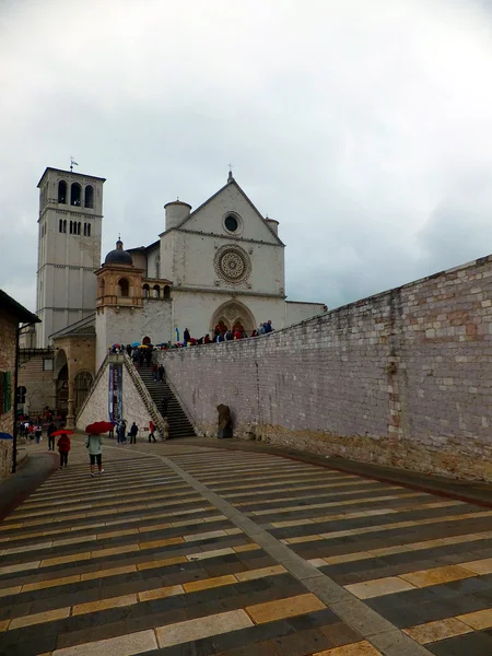 La Basilica di San Francesco d'Assisi — Foto Stock