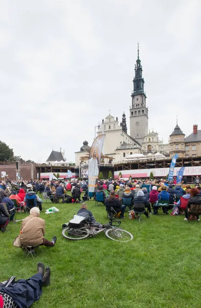 Czestochowa Polonia Septiembre 2021 Vigilia Renovación Carismática Católica Czestochowa Polonia —  Fotos de Stock