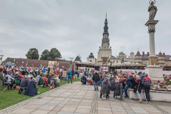 Czestochowa Poland September 2021 Vigil Catholic Charismatic Renewal Meeting Cestochowa — 스톡 사진