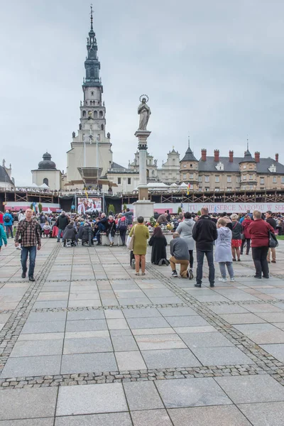 Czestochowa Polonia Septiembre 2021 Vigilia Renovación Carismática Católica Czestochowa Polonia — Foto de Stock