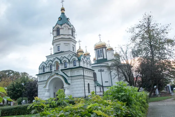 Ortodox Templom Alexander Nevsky Ortodox Plébániatemplom Sokolka Lengyelország — Stock Fotó