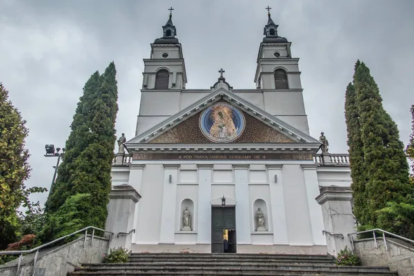 Kerk Van Sint Antonius Sokolka Polen Plaats Van Het Eucharistisch — Stockfoto