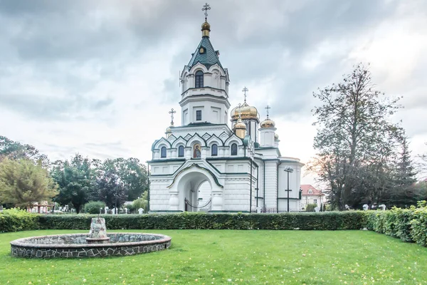 Orthodoxe Kerk Van Alexander Nevsky Een Orthodoxe Parochiekerk Sokolka Polen — Stockfoto