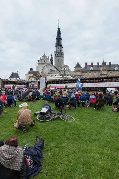 Tstochowa Polen September 2021 Vigil Katholieke Charismatische Vernieuwing Ontmoeting Czestochowa — Stockfoto