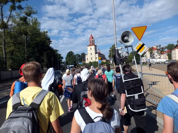 Pilgrimage to Our Lady of Jasna Gora in Czestochowa — Stock Photo, Image