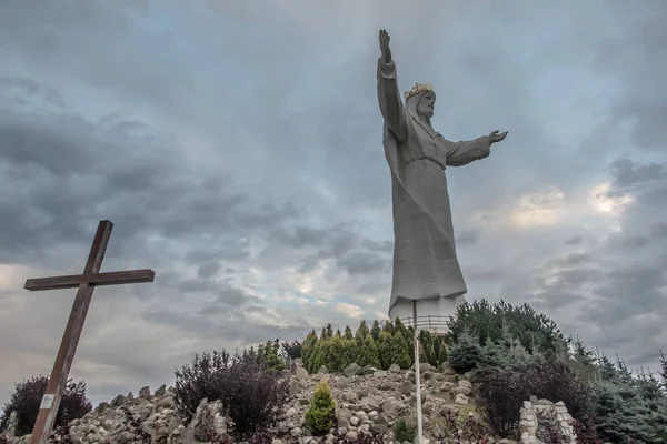 Più Grande Figura Cristo Mondo Trova Swiebodzin Polonia — Foto Stock