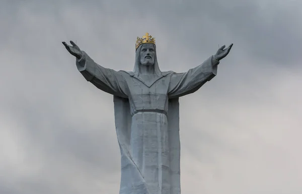 Più Grande Figura Cristo Mondo Trova Swiebodzin Polonia — Foto Stock