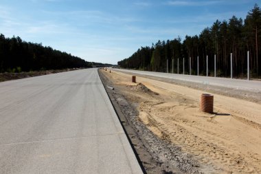 Güney Polonya A1 otoyol inşaatı