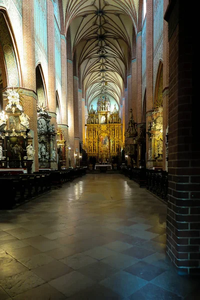 Pelplin Poland September 2016 Historic Interior Cathedral Pelplin Poland — Photo