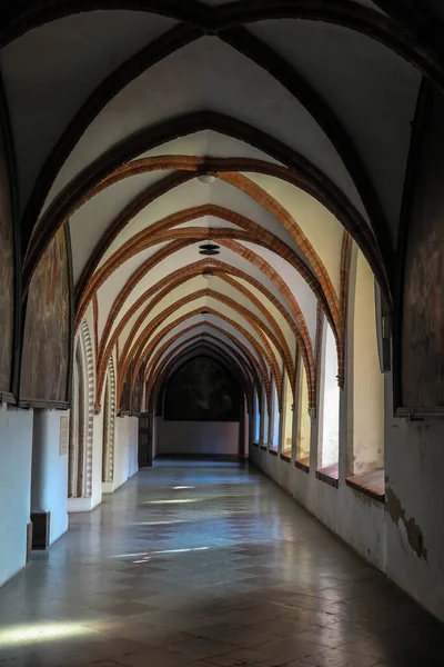 Pelplin Poland September 2016 Historic Cloisters Adjacent Cathedral Pelplin — Foto de Stock