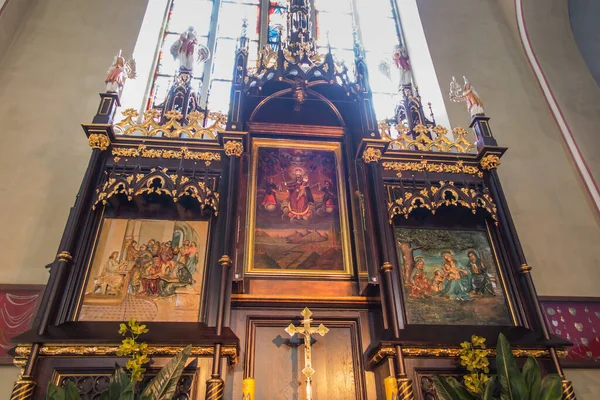 Sokolow Malopolski Poland June 2016 Image Mary Crowns Shrine Our — Stock Photo, Image