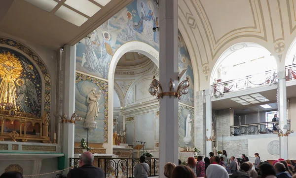 Париж Франція Вересня 2016 Всередині Церкви Чудесного Медаль Парижі — стокове фото