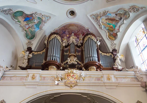 Anna Poland January 2022 Fragment Interior Basilica Anna International Shrine — Stock Photo, Image