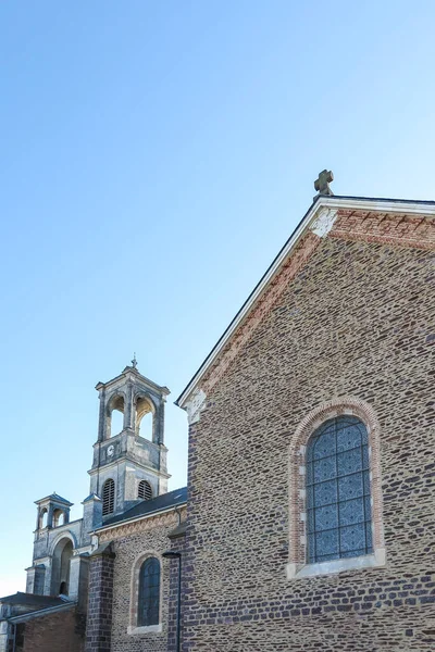 Parochiekerk Montfort Sur Meu Frankrijk Geboorteplaats Van Louis Marie Grignion — Stockfoto