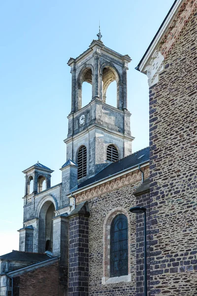 Kościół Parafialny Montfort Sur Meu Francji Miejsce Narodzin Ludwika Montfort — Zdjęcie stockowe