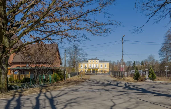 Бывший Охотничий Дворец Семьи Доннерсмарк Калеты Зелона Польше Настоящее Время — стоковое фото