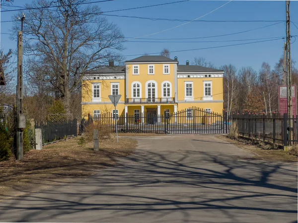 Antigo Palácio Caça Família Donnersmarck Kalety Zielona Polónia Actualmente Ser — Fotografia de Stock