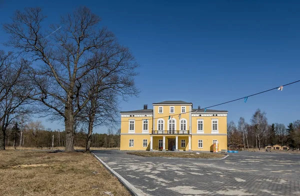 Antigo Palácio Caça Família Donnersmarck Kalety Zielona Polónia Actualmente Ser — Fotografia de Stock