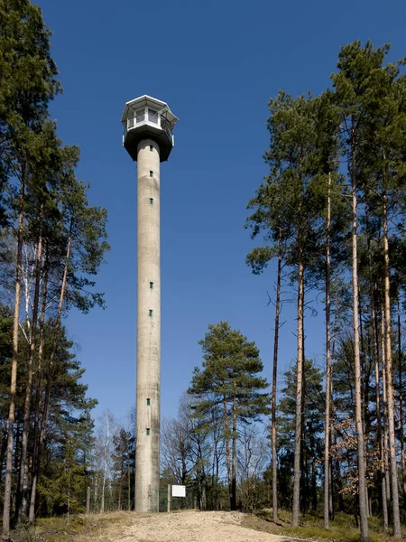 波兰Miasteczko Slaskie和Kalety之间的Lubliniec森林火灾观察塔 — 图库照片