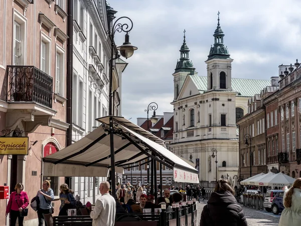 Varsovia Polonia Abril 2022 Iglesia Del Espíritu Santo Monasterio Orden —  Fotos de Stock