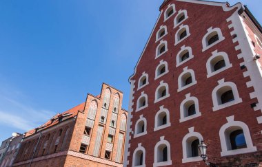 Torun. Polonya. 9 Mayıs 2022, Torun 'daki tarihi barok ambarı. Polonya