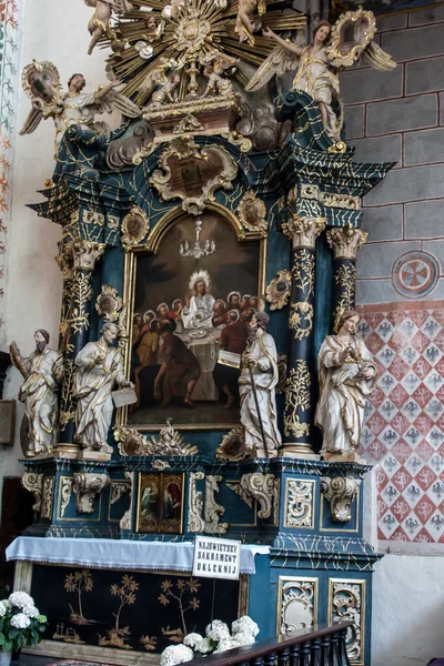 Torun Polonia Mayo 2022 Interior Catedral San Juan Bautista Juan — Foto de Stock