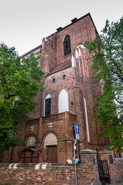 Torun Polonia Mayo 2022 Puerta Catedral San Juan Bautista Juan —  Fotos de Stock