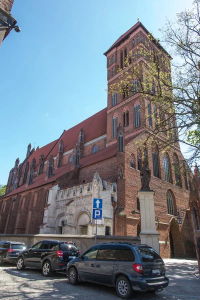 Iglesia Santiago Torun Polonia — Foto de Stock