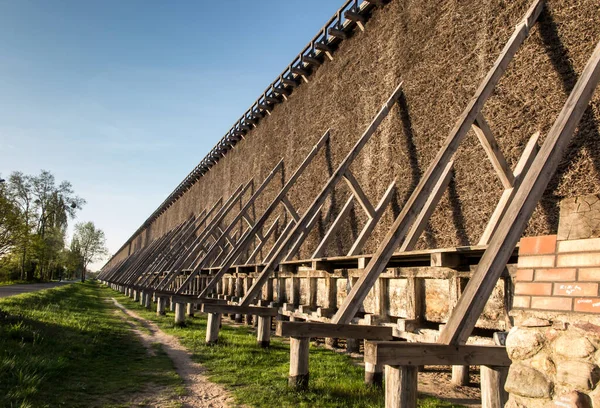 Afstudeertorens Van Spa Ciechocinek Polen Mei 2022 Fragmenten Van Muren — Stockfoto