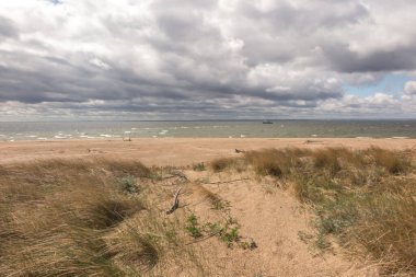 Hel Yarımadası 'nın sonundaki manzara, Puck Körfezi' ne doğru bakın..