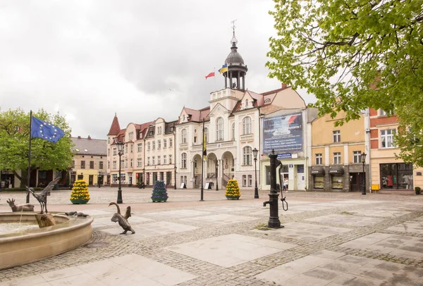 Wejherowo Poland May 2022 Market Square Town Wejherowo Pomerania Poland —  Fotos de Stock