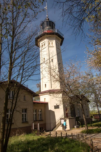 Closed New Lighthouse Rozewie Located Cape Rozewie Puck Poviat Commune — 스톡 사진