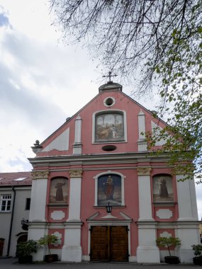 Wejherowo, Poland, May 14, 2022:Franciscan Monastery of the Reformers in Wejherowo, Poland.. 