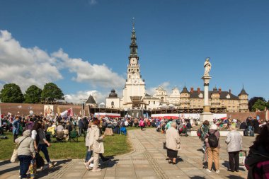 Czestochowa, Poland, May 21, 2022: XXVI Polish Catholic Renewal in the Holy Spirit Vigil at Jasna Gora in Czestochowa