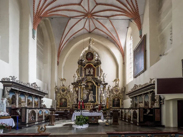 Zarnowiec Poland May 2022 Church Annunciation Lord Zarnowiec Diocese Gdansk — Stock Photo, Image