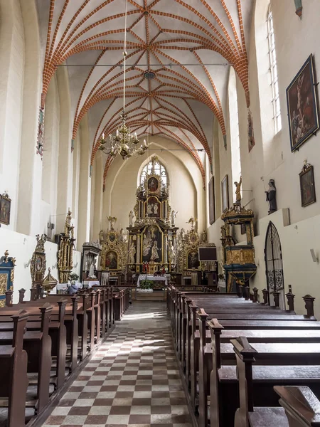 Zarnowiec Poland May 2022 Church Annunciation Lord Zarnowiec Diocese Gdansk — 图库照片