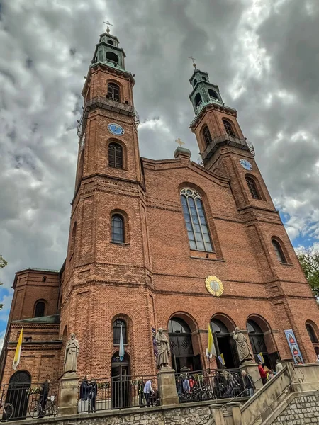 Piekary Slaskie Der Region Oberschlesien Gorny Slask Polen Neoromanische Basilika — Stockfoto