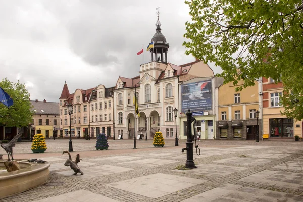 Wejherowo Poland May 2022 Market Square Town Wejherowo Pomerania Poland —  Fotos de Stock