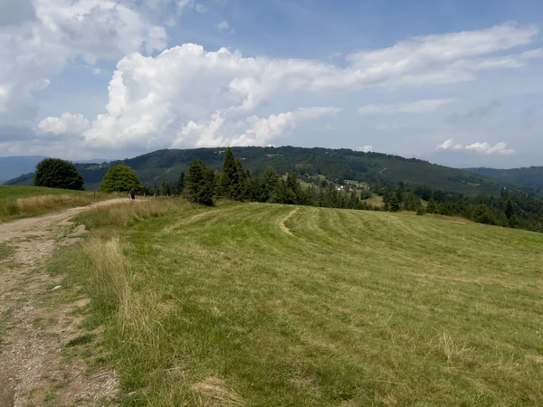 Mountain View Beskid Zywiecki Poland Area Hala Boracza — Stok fotoğraf