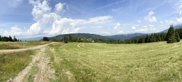 Mountain View Beskid Zywiecki Poland Area Hala Boracza — Fotografia de Stock