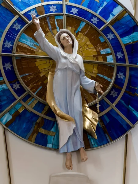 Olszyna Poland July 2022 Interior Church Assumption Blessed Virgin Mary — Stock Photo, Image