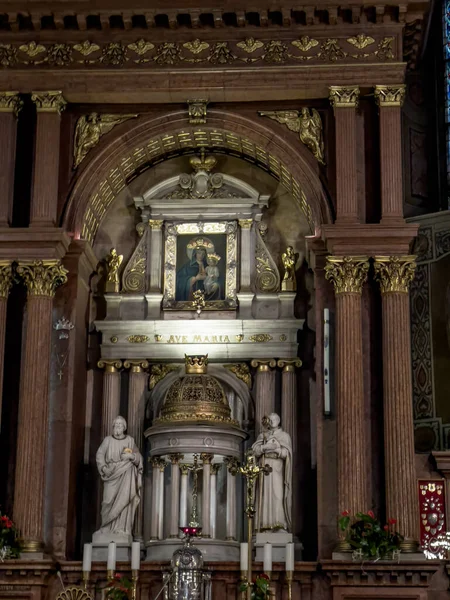 Piekary Poland July 2022 Interior Basilica Sanctuary Mary Mother Love — Stok fotoğraf