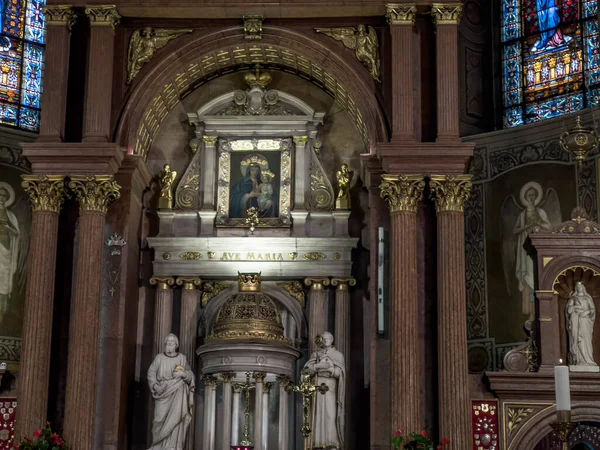 Piekary Poland July 2022 Interior Basilica Sanctuary Mary Mother Love — 图库照片